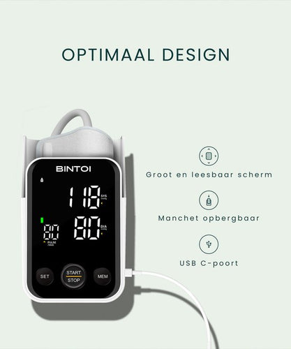 Bintoi® BX400 - Bloeddrukmeter Bovenarm - Hartslagmeter - Incl. Batterijen - 2 Gebruikers - 11abf3a371adb52c6152fba51c4a0cb001ef621f_Enriched_product_image_5f21e14b-7ba7-40e5-8bfb-6e60d8deccb3