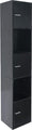 Kolomkast badkamer - opbergkast badkamer slaapkamer of hal - 180 cm hoog - zwart - 1634bc5280fc05bfd4610216aa86bfdc59690efb_Enriched_product_image