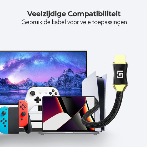 LifeGoods HDMI 2.0 Kabel - 3M - 18Gbps - Hoge Snelheid en Resolutie - 4K (60 Hz) - Zwart - 1763f4b8-522a-46c9-98db-1fca2df73022_a8ca40c3-15f9-4e59-ad28-f789a1cfc7d2