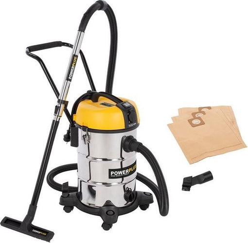 Powerplus elektrische stofzuiger nat-droog POWX3240 - 1200W stofzuiger auto, tapijt, zuig- & blaasfunctie - 30l tank - met 6 acc. - 18c665e5afd49f49cfb84489e329214212c0e633_Enriched_product_image