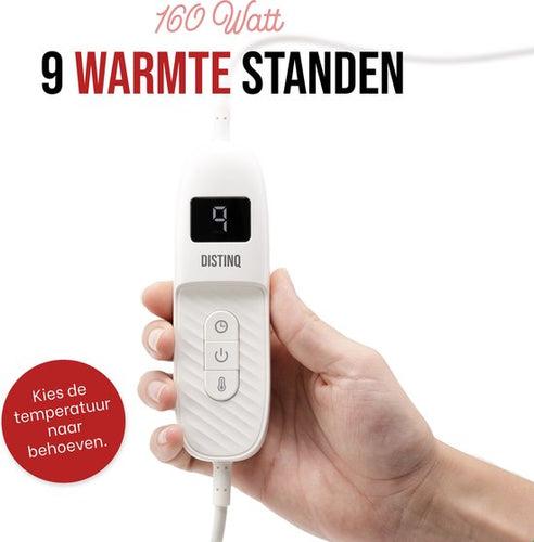 DistinQ Elektrische Bovendeken 160x120 cm - Warmtedeken 160Watt - Omslagdeken Automatische Uitschakeling - Oververhittingsbescherming - 9 Standen - Donker Grijs - Energiezuinig - 18d05906116addd5631468acd26fa232ec4cecab_Enriched_product_image_f3ddc177-7f7c-49ee-b48b-fc942788768d