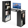 Coast Computerbureau - 6 Niveaus - 90 kg Draagvermogen - Incl. Boekenkast - 122 x 51 x 122cm - Zwart - 1cb2f327050eb73a4b1cd34960377bf4e1e509c5_computerbureau_bureau_met_opbergruimte_8.22_11694_2_209372ff-790e-4b69-a81a-80d4c3da4839