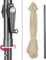 Kingsleeve Parasol Ø300cm - UV-bescherming 50+/ Slinger - Beige - 1d1248372cdf1c3fc4684793605620776477df98_Enriched_product_image_2faacc39-1116-41b4-abed-1576c3d2a205