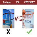 Coast Bastketbalring - Basketbalkorf - 45 cm Doorsnede - Oranje, Wit en Blauw - 1e652b6d-c827-4c13-b603-1a8bc13852c3_6d98c617-e5a6-4b4e-bcae-9b95d4de6899
