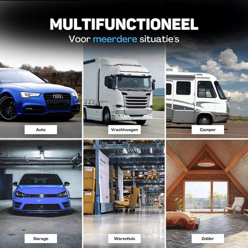 Vulpes Goods® Verjager - Marterverjager - Ongedierteverjager - Multifunctionele Set Binnen & Buiten - Batterijen, 12V & Auto accu - Marters, Muizen & Ratten - Steenmarter Verjager PRO - 2 stuks - Incl. Batterijen - 202173aa1bb5fd114885199498009c3167be82f8_Enriched_product_image