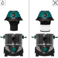 VONROC Nat- en droogzuiger / Stofzuiger - 1400W – Inschakelautomaat - Blaasfunctie – 20L RVS tank – 3m slang - 6m stroomkabel - 23916785fb5e0f68ac73fff9e5551aae18e59c4b_Enriched_product_image