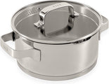 ELLE Gourmet Moderne RVS Kookpan met Deksel - Ø 20 cm - Kookpot - PFAS vrij - Inductie - 25213980f0246c9caf6e57a565560b2f3676960c_Enriched_product_image