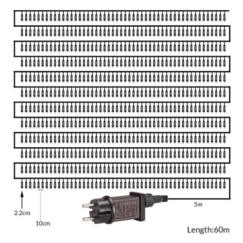 Monzana Lichtsnoer 600 LEDS – Afstandsbediening Timer – Warm Wit - 253edd01-78b6-46a5-8fb6-42c7b4ec2fb6_35c75c28-a42e-44b1-823c-98dd72b210e9