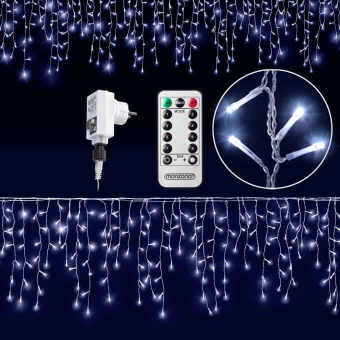 Monzana Regen Lichtketting LED Kerst - Koud Wit - 10 m - 2651e741-fe5a-469a-bd85-b71ccfa3e758_8b7706b6-818a-4073-9e4e-f6a9e2bdca13