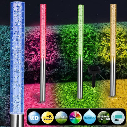 Monzana Tuinlamp - Zonne energie Set van 4 Schemersensor IP44 - Multicolor - 2812c45a41e8b9e0ee8540662d51e5f55f0cd3db_Enriched_product_image