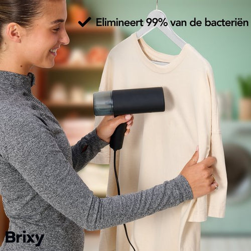 Brixy Kledingstomer - Krachtige Handstomer - Stoomapparaat Kleding En Meubilair - Incl Opbergtas - Antraciet - 28aa1b06eccdefbf1a15936bc3d89c00d0015d70_Enriched_product_image