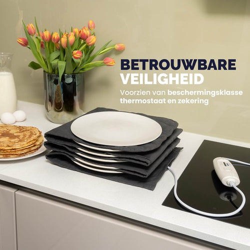 BREND BR-2209 Elektrische Bordenwarmer tot 12 Borden - 4 Temperatuurniveaus tot 70°C - Wasbare Hoes - Warmhoudplaat - Antraciet - 2b940d26a211fae6a80eecda29bcc93ea6aa38e1_Enriched_product_image_c3859a3a-be93-4109-86bf-ac1cba7bff3c
