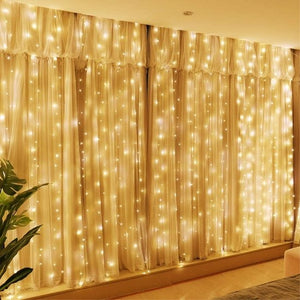 Giftmas LED Lichtgordijn – Kerstverlichting voor Buiten & Binnen – Inclusief Afstandsbediening - 300 LED's – 3x3m - 2d168d3c-c30e-43b1-8f61-48f9738b6415