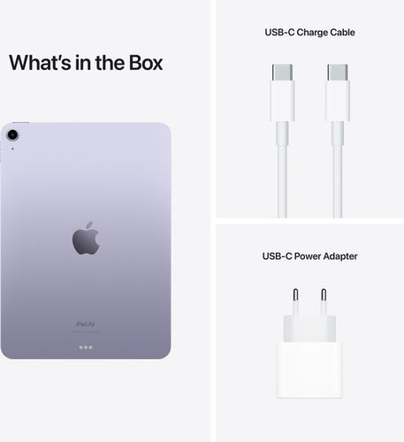 Refurbished Apple iPad Air (2022) - 10,9 inch - WiFi - 64GB - Paars - 5e generatie - A Grade - 2e0ea54f964fa167a5132997e2be8f8440c6e53e_Enriched_product_image_f22f7f0f-5e0d-46e4-98ca-10e652cdd421