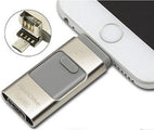 Parya - 3-in-1 Flashdrive - 8 GB - voor iPhone Android en PC of Mac - Zilver - 2ee47210-70e2-4e8e-a28c-a97e82c67c98_1f47755a-d453-41f3-9bb6-76b1a617ac78