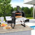 Coast 2 Laagse Pizzaoven voor Buiten -Inclusief Pizzaschep - Verwijderbare Middenplank - Draagbaar - 54 x 31 x 72 cm - Zwart - 31f87f94d0ae1298d7c93401f4c896a52aca03e7_image_3_842a0d12-155e-4f29-abb5-e507672a9f55