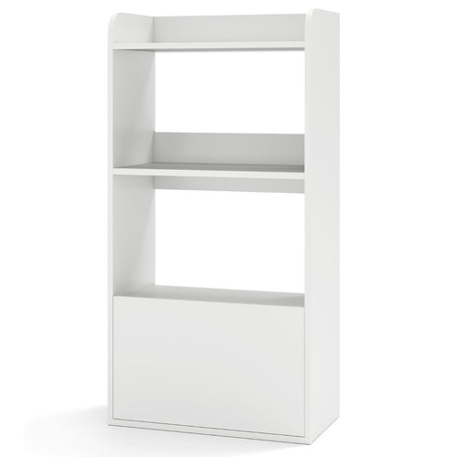 Coast Boekenkast met Lade – Vrijstaande Kast met 3 Open Planken en Anti-Kantelbeveiliging – 55x29x105 cm – Wit - 3360996a08b036b15cefe4d94be616c831172533_13010_3_27_boekenkast_met_lade_vrijstaande_kast_met_3_laags_open_plank_displayplank__3__1_1