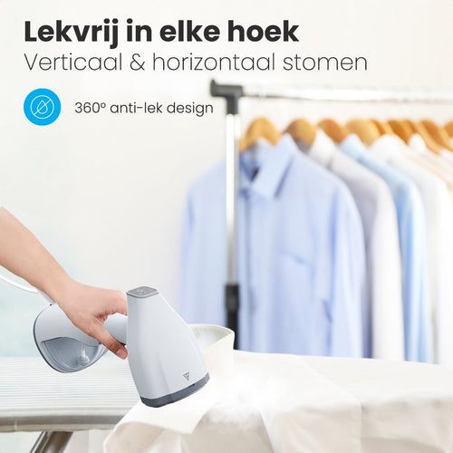 Auronic Kledingstomer - Stoomapparaat - Handstomer voor Kleding en Meubilair - 300ml - Wit - 34be6d67-335f-4ef0-8de6-ce6587b1474a_6880aed0-1fa8-4279-8230-d5ec4ec2fa75