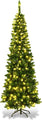 Coast Kerstboom Potloodvormig MET Warm Witte LED-Verlichting En Metalen Voet & - 200cm - 3532f47ce7166f7db9f902d9432c6fae6fdcbf47_Enriched_product_image_fcb42e5b-ef71-4f05-b637-8cfe7dce6526