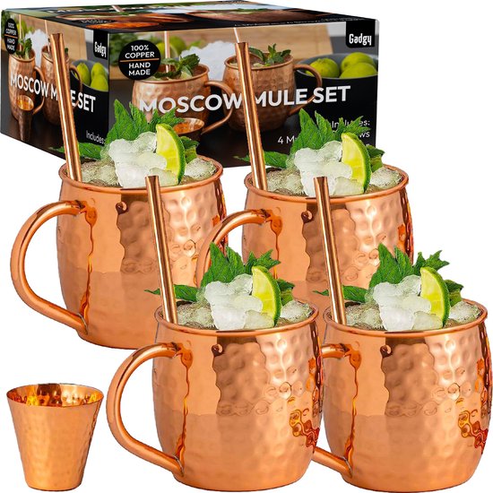 Gadgy Moscow Mule Bekers 4-delige Set - 100% Koper - Cocktailset : 4 Cocktailglazen, 4 Rietjes & 1 Barmaatje - Cadeau voor Vrouw en Man - 36de9d8b5d7e0e619dbb027a75ea3ec0451aeb8c_Enriched_product_image_748afdab-7f73-4eec-bff8-e52e864cf15a