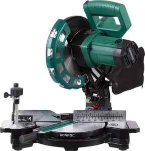 VONROC Afkortzaag – Elektrisch, Met Laser & Ø216 mm Zaagblad – 1700 W – 79 x 46,5 x 36 cm – Zilver/Zwart - 386fe012f34c6b79e4f2d2656588889272f79594_Enriched_product_image