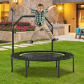 Coast Opvouwbare Trampoline - Met Weerstandsbanden - Verstelbare Handgreep - 101 x 101 x 107.5-130.5 cm - Zwart met Groen - 39607dd9eeb5a430fc530967821d39673440a8ac_tw10010gn_robuuste_stalen_constructie_en_het_duurzame_pp_draagvermogen_van_150_kg_8_14__8__1_5304a6c1-2df5-470e-b349-38af2ec39907