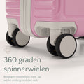 Skycases City Walker - Medium Reiskoffer 77L - Lichtgewicht & Sterk - 360° Spinner Wielen - Origineel TSA-slot - Inclusief Beschermhoes & Wetpouch - 66 x 45 x 26 cm - Roze - 396d1bf1bd48d1ab23df43c8ed7a97dc4e6790c1_Enriched_product_image