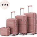 SC Travelin' Charm 4-delige Trolleyset – Handbagage & Check-in Koffers – 32L/60L/98L – Cijferslot – 360° Geruisloze Wielen – Lichtgewicht & Stevig – Modern Design - Roze - 3d9c3cb3447fa07cd0ed822e93717e1c26c2bb4a_Enriched_product_image