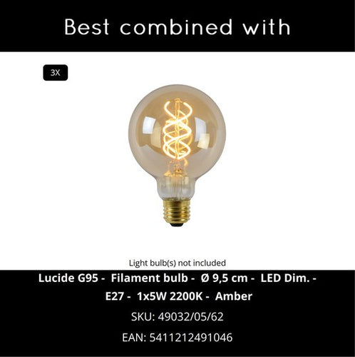 Lucide TANSELLE - Hanglamp - 3xE27 - Multicolor - 3e24e7161d70acecdd6ead6daea7e5ffb110dfae_Enriched_product_image_91c83c80-d7b7-45f5-a526-63d4562f6c9e