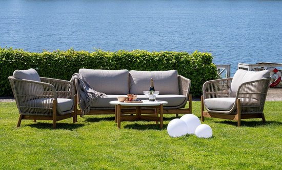 House Nordic Terracina Loungebank - Acaciahout - 78.5 x 175 x 72 cm - Acacia/Beige - 3fa8193aef2b195ca9b7593687574f65a470807a_Enriched_product_image