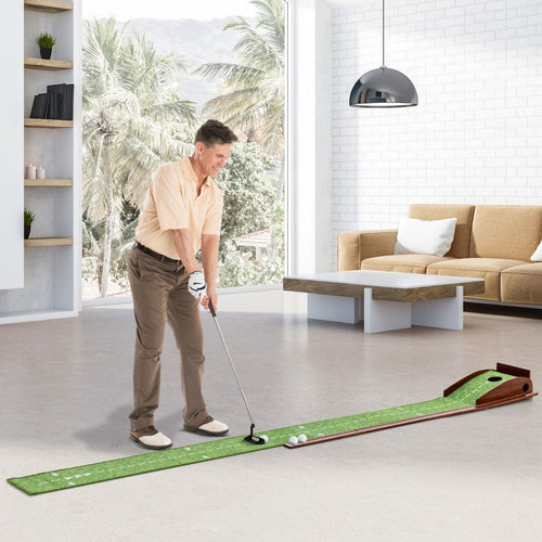Coast Golf Oefenmat - Automatische Balterugloop - Inclusief 3 Golfballen - 277 x 29 x 15 cm - 409af587aba9e3053938027e808c84d497ffe6e6_sp38108_assure_la_commodit_et_permet_de_gagner_du_temps_en_vous_renvoyant_automatiquement_3_26