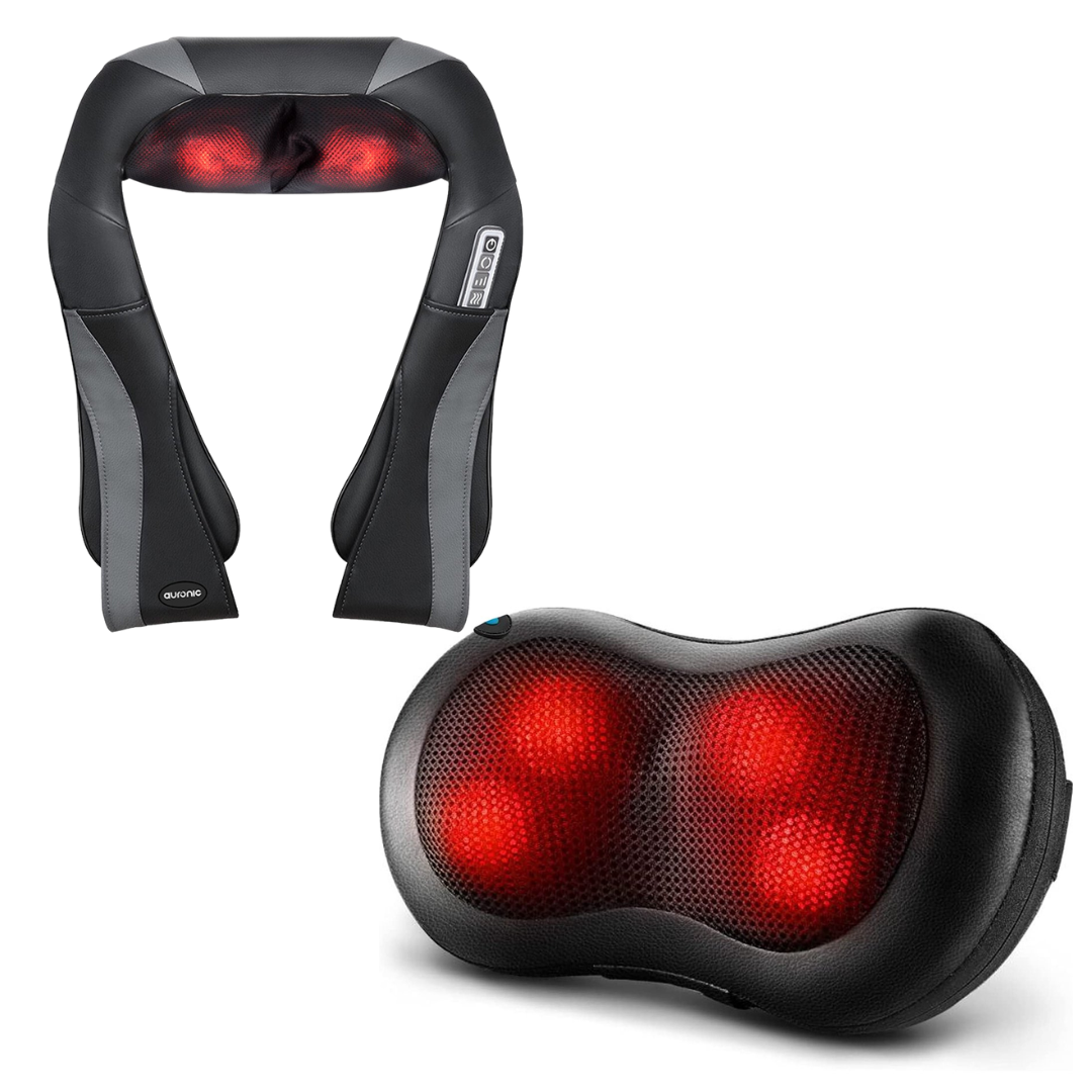 Auronic Nekmassage Apparaat en Rugmassage Apparaat Bundel - Warmtefunctie - Elektrisch - Zwart/Grijs - 414487df8c272273b477a9ae50094c6b3543ecf4_Add_a_heading__89_30d0009c-1fb0-4a9d-a229-17c88e72db6f