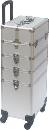 VDD Visagie koffer - Aluminium - Zilver - 25x35x76cm - 46f9b49734f6c729e2118acdfa367ab49a91a46e_Enriched_product_image