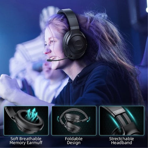 Fuegobird UG-01 2.4GHz Draadloze Gaming Headset - Bluetooth koptelefoon - Multiplatform - Geschikt voor PS4/PS5, Nintendo Switch - Zwart - 48be7e94bf2a08e13d1b9df525caaf562375fe6c_image_5