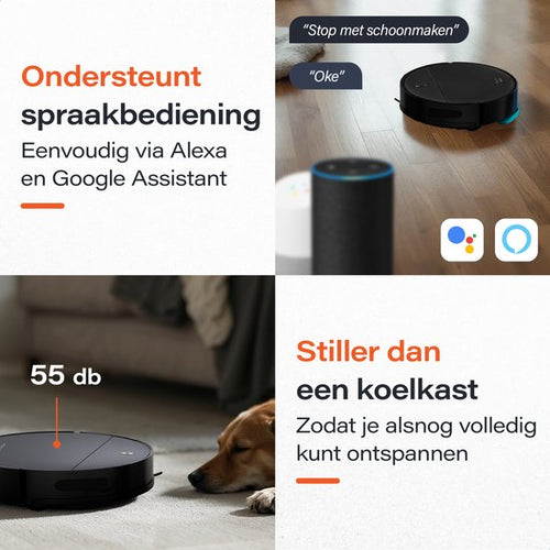 Skoov Ecopulse - Robotstofzuiger met Dweilfunctie en laad station - Met APP en afstandsbediening - Huisdieren - Automatische - Dweilrobot - Geschikt voor Hondenharen - 4b8cbe0e204dc8099d73ec808079a72a549960e3_Enriched_product_image_d942f591-2116-4682-a8aa-588e3202b16f