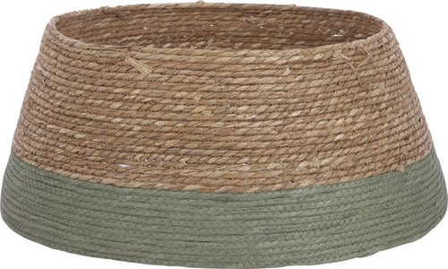 House of Seasons Kerstboomrok - H26 x Ø58 cm - Zeegras - Groen - 519f7d1b88f61c83adea607f3d6fe6932715bc2c_Enriched_product_image