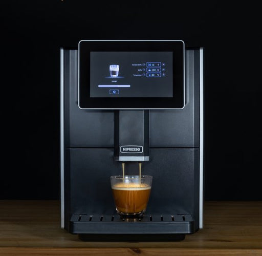 Hipresso Espressomachine DP2002 met bonen en melksysteem - zwart/RVS - 1450 W - 28,3x28,3x36,5 cm - 54d0cce08f47977e00bbe722880e36d9d9ecf15d_Enriched_product_image_66eff866-9b7b-4bbf-96ac-c1c47c55536c