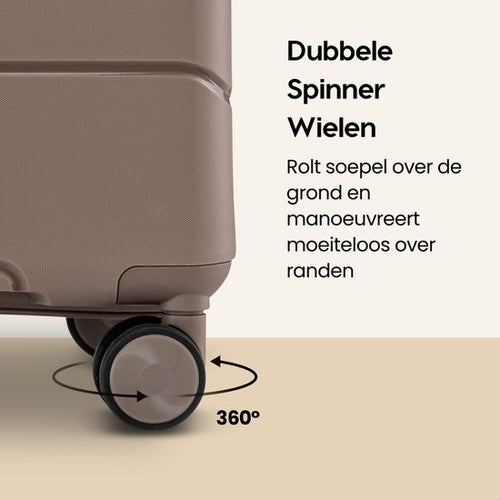 SC Urban Adventurer - Medium Reiskoffer - Cijferslot - 44x27x66cm - 78L - Reiskoffer met Kofferslot - Spinner wielen - Champagne - 55e84fb6b302cacd770631dffabf3e294f715d5e_Enriched_product_image
