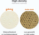 Goliving Schaduwdoek - Vierkant zonnezeil - Zonnedoek - Blokkeert UV-straling - 3.6 x 3.6 meter - Creme wit - 5646873c-5ff6-41aa-9b9a-dbd2326be16d