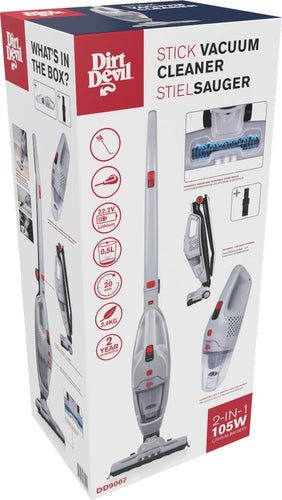 Dirt Devil Steelstofzuiger Draadloos DD9007 - 2-in-1 - Stofzuiger en Kruimeldief - 105W - Grijs - 578428adb32c0e6d2e6ac196c4d8ef210d310789_Enriched_product_image