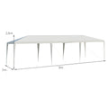 Coast Party Tent 3 m x 9 m waterdicht paviljoen voor het buitengebied Wit - 5950461f-854b-491a-971c-a9014d6b3724