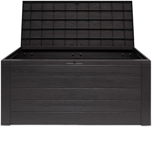 Deuba Opbergbox Antraciet 120 x 46 x 57cm - Buiten - Geschikt voor terras, balkon en tuin - 5b2607b1-85f1-4905-a093-8c77426499e7