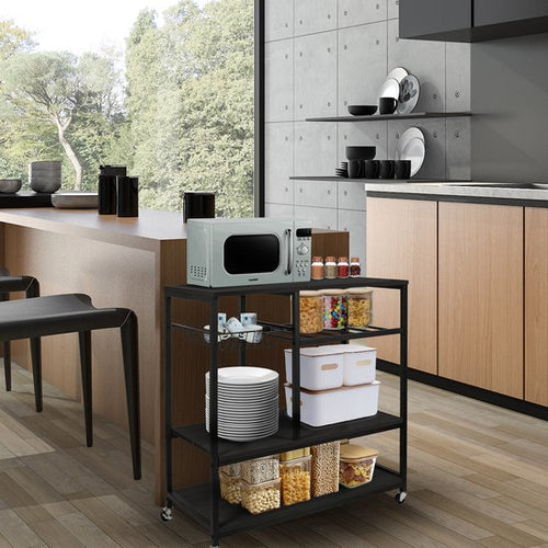 ERRO Keukentrolley op wieltjes - keukenrek - keukenkast - 80x40x85cm - zwart - 5fb462511da74a816b9739ea945288e9f13a39ee_Enriched_product_image_d26c677f-54d7-4433-a447-ff315612b7ec