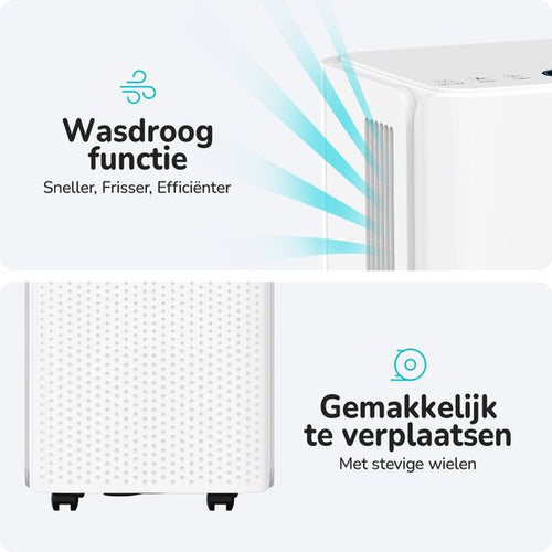 Bloomfold Luchtontvochtiger - 12L per Dag - Incl. Was-droog Functie - Geschikt voor Woonkamer, Slaapkamer, Kelder & Badkamer - Dehumidifier - Wit - 635541ceb60019416d273da32142d8e85af0a230_Enriched_product_image_e751f18f-3995-4652-8b68-c0d2c5d09d39
