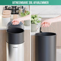 Avalo Pedaalemmer Prullenbak 30L - RVS Zilver - Soft Close - Pedaalemmer 30 Liter - Prullenbak 30 Liter - 63f5c7f7749c882406eb7a6cc7c83fa6cc1dcc45_Enriched_product_image_0f021450-5b38-4c78-bb74-49e566994253
