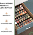Noswo Kruidenrek Lade - Met 28 Potjes - Complete Set - Vierkant - Strooideksel en Labels - Kruiden Organizer - Keukenlade Organiser - Zwart - 65ee3a1b5404f55c198ff40d568e3d9d219489eb_Enriched_product_image_1cf5832b-d895-4dbd-8301-0b2e0ea16084