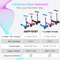 LifeGoods HappyStep - Kinderstep - Step 2-5 Jaar - 3 Lichtgevende Wielen - Jongens/Meisjes - Blauw - 6856f047-a40c-4b1c-b9a0-c273c54a1c73