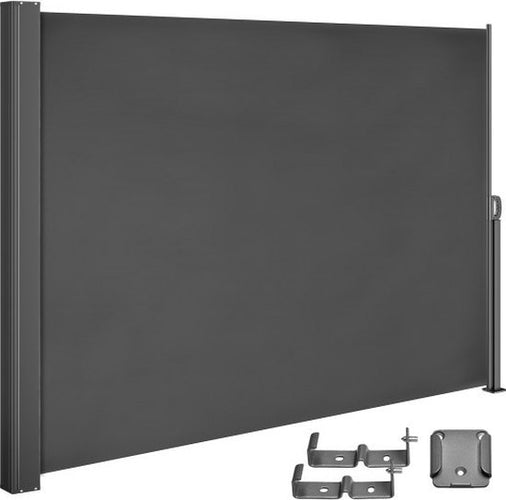 Casaria Windscherm Nosara - 180x300cm Uitschuifbaar - Antraciet - 6861d0699ebd0a4078da5ee317a6730e3d79ff1c_Enriched_product_image_ceb1e05e-e3db-4673-af0f-0cf5d3aef31f