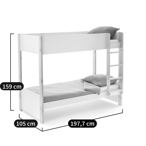Mileo Stapelbed – Inclusief Lattenbodems – 90 x 190 cm – 197,7 x 105 x 159 cm – Wit - 686830788733fb22098903a9ecc6c8975fa89899_7b9bf9bf86aac30f4524bbc03347e9a3_1_8b2e3374-fec5-443a-9173-20fe40a1bee8