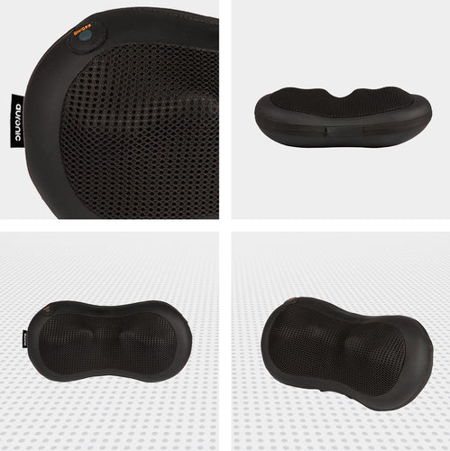 Auronic Shiatsu Massagekussen – Warmtefunctie – Automatische Uitschakeling na 15 Min – 36 x 10 x 12,5 cm – Zwart - 69e38d40-2c44-4e5a-961f-c3bf593c7f64_71252995-b3ac-46ff-be58-5ad1a6e67e99